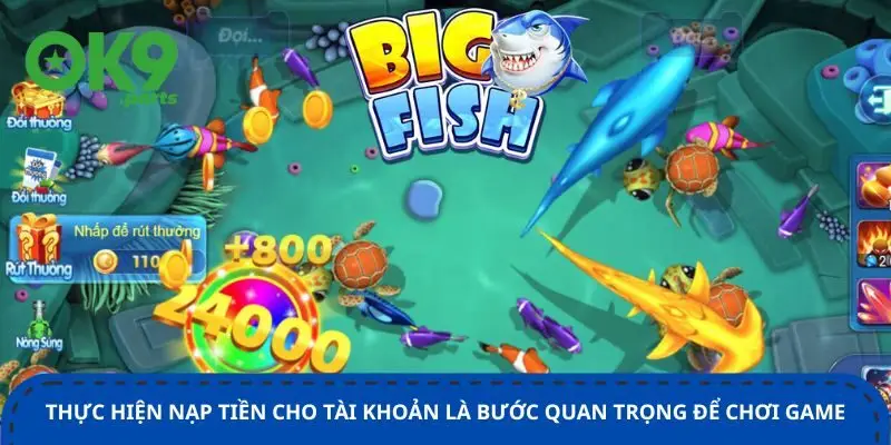 Bắn Cá Online Tại Ok9 - Trải Nghiệm Giải Trí Đỉnh Cao 2 thuc-hien-nap-tien-cho-tai-khoan-la-buoc-quan-trong-de-choi-game
